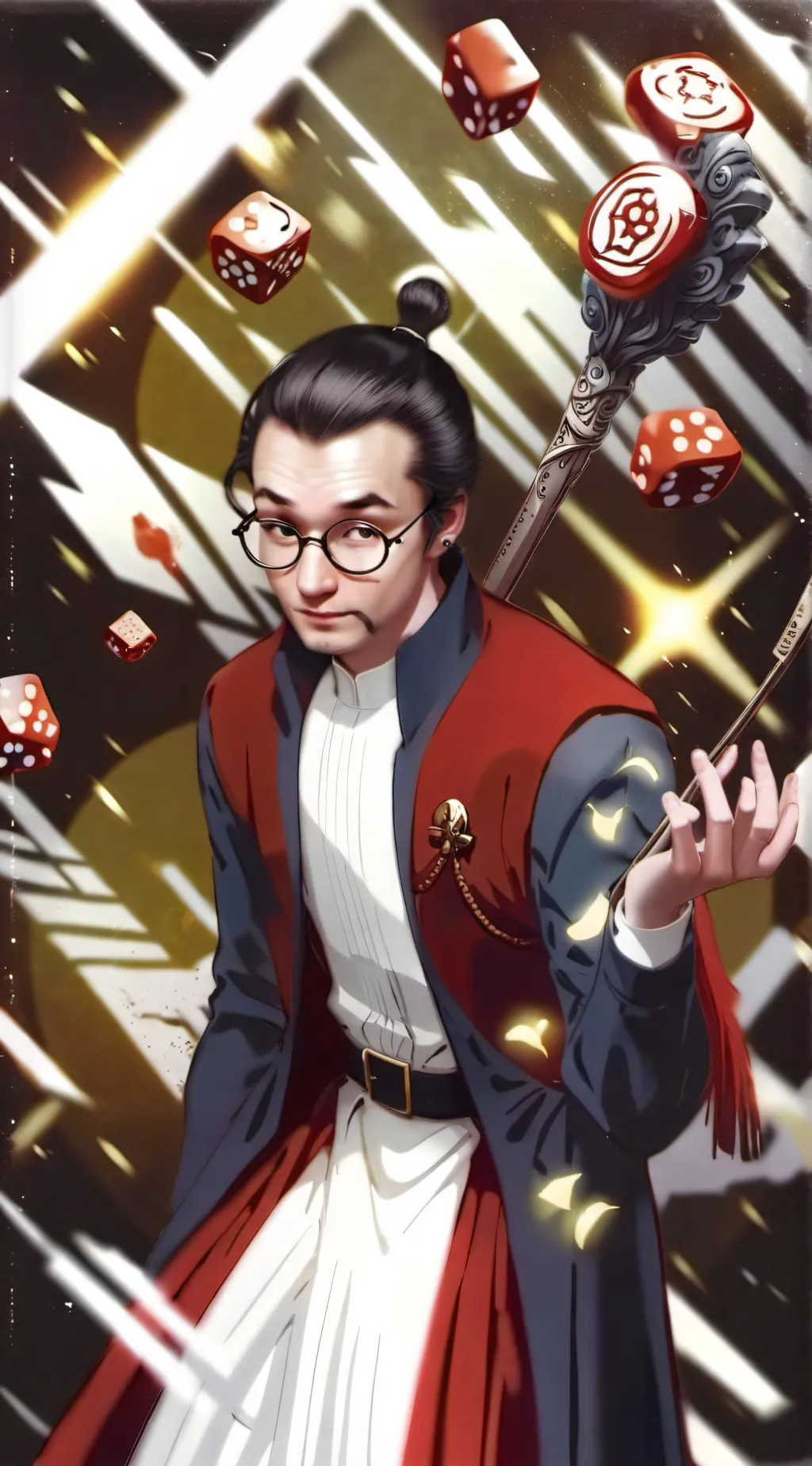 ai character: dice ruler background