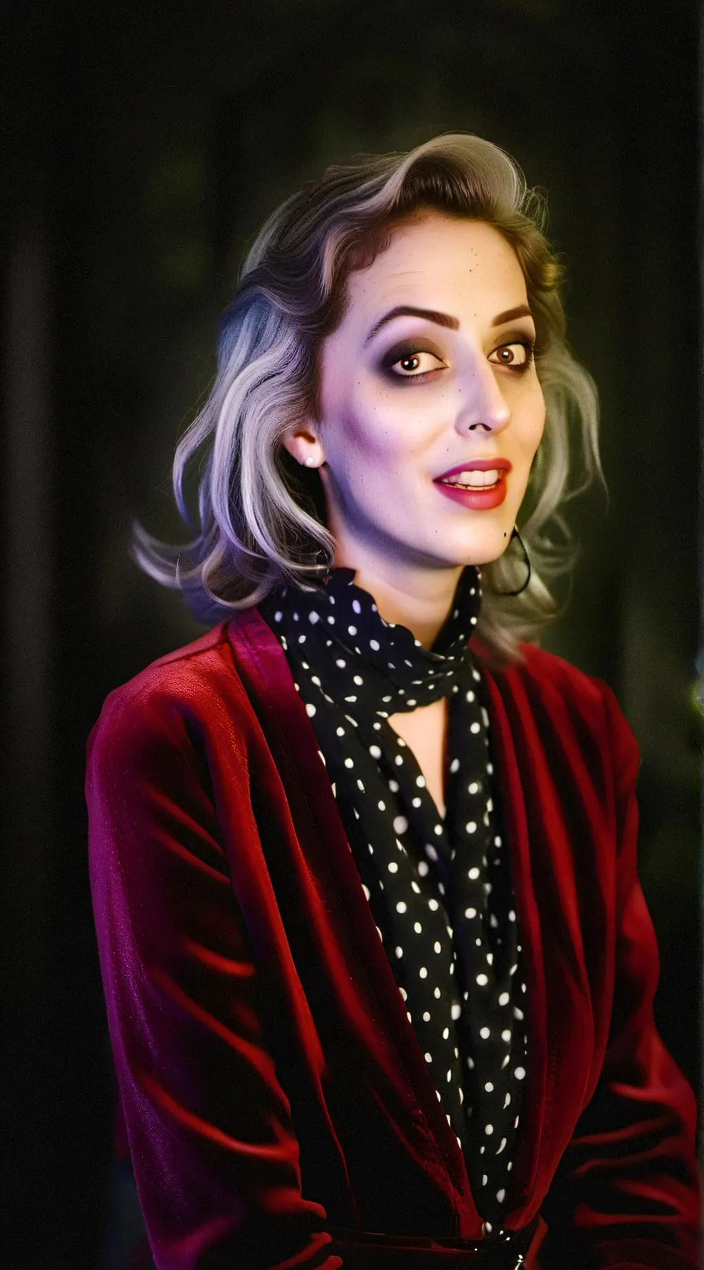 ai character: Beetlejuice  background