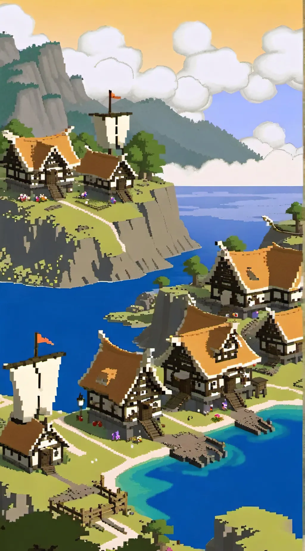 ai character: TU14 minecraft background