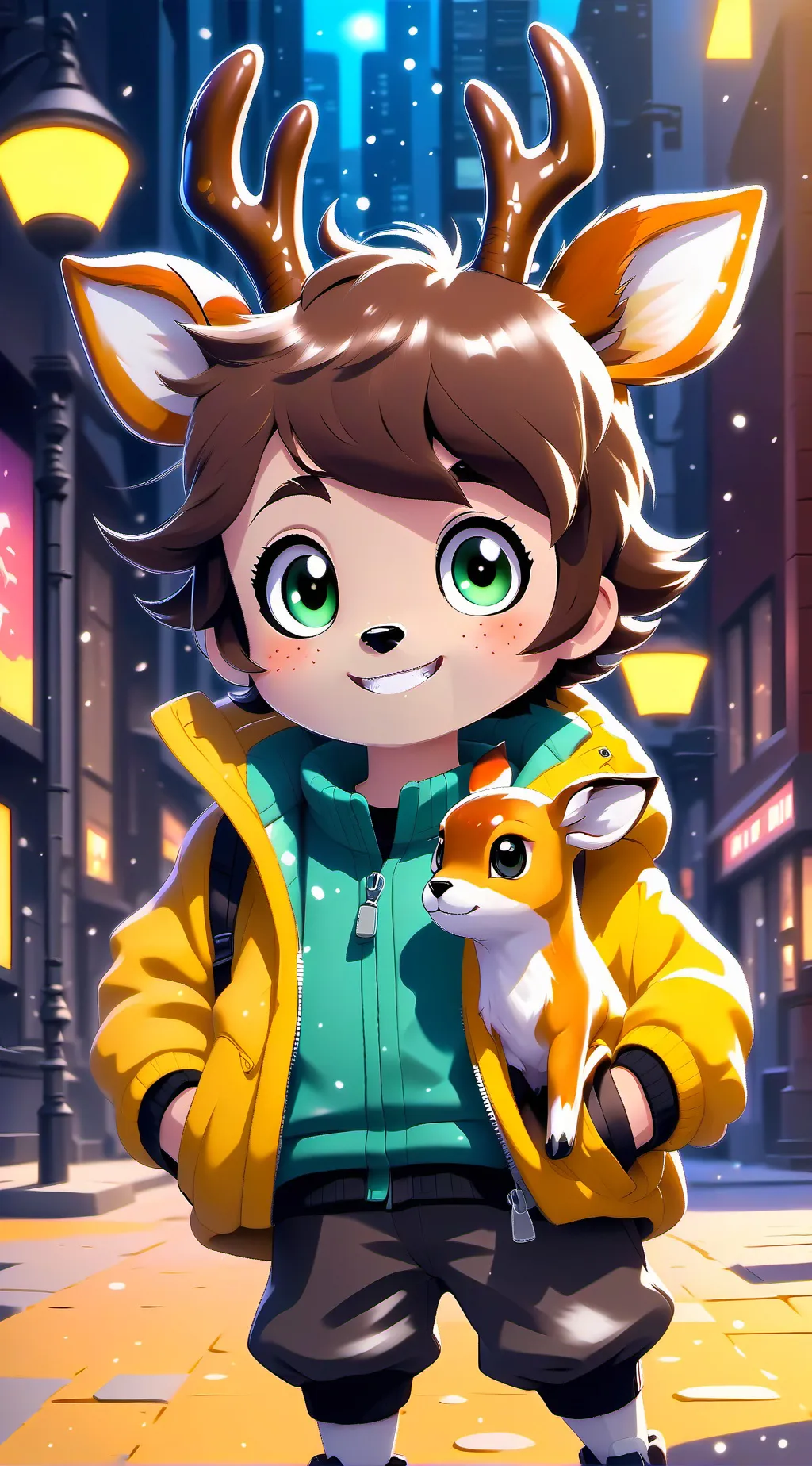 ai character: dazzle background