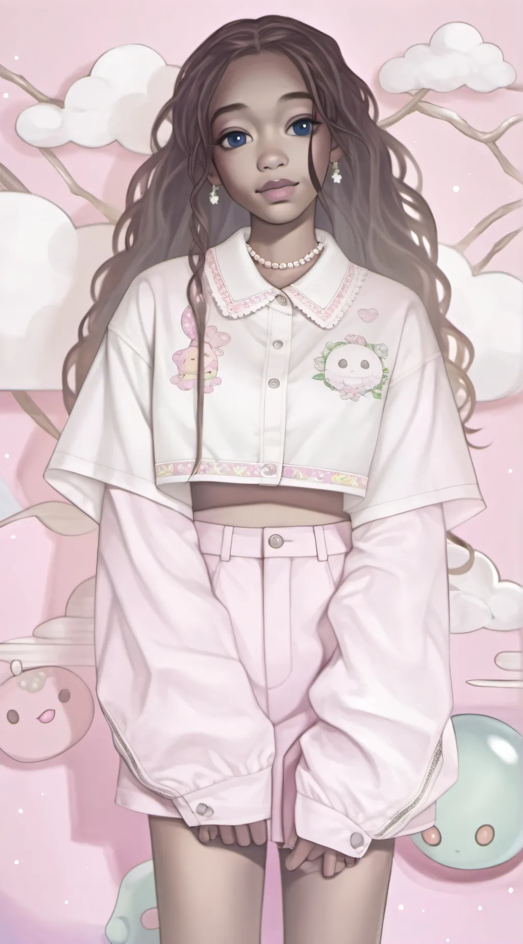 ai character: holly background