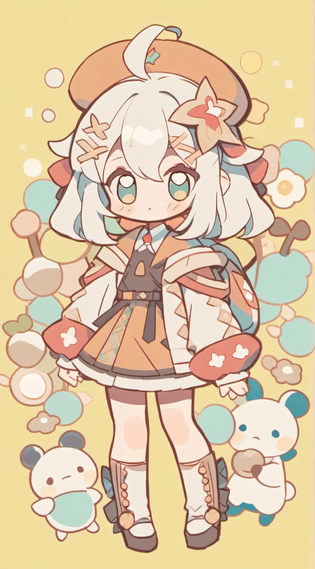 ai character: gojo and geto background