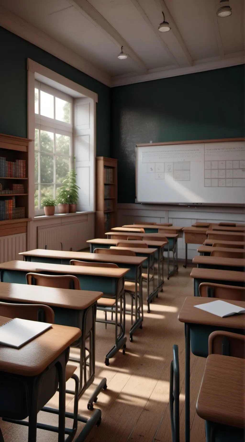 ai character: u new student CH background