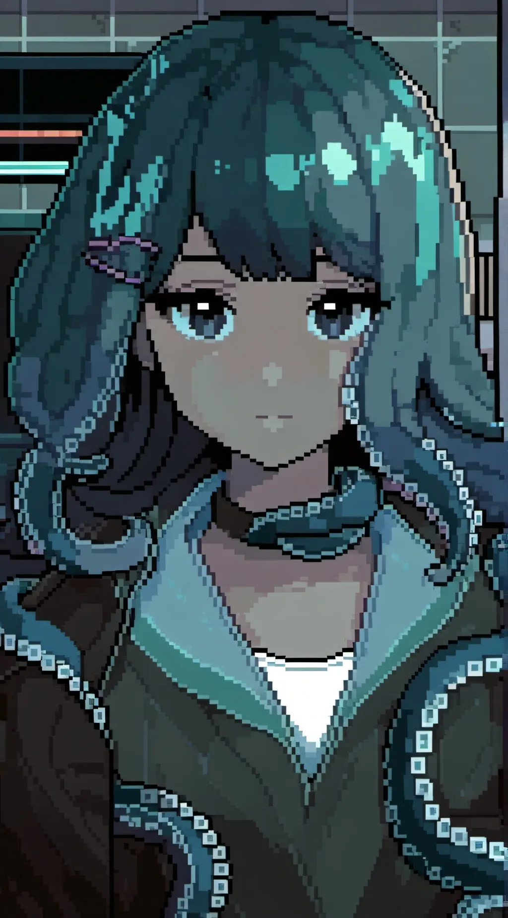 ai character: Agent 8 background