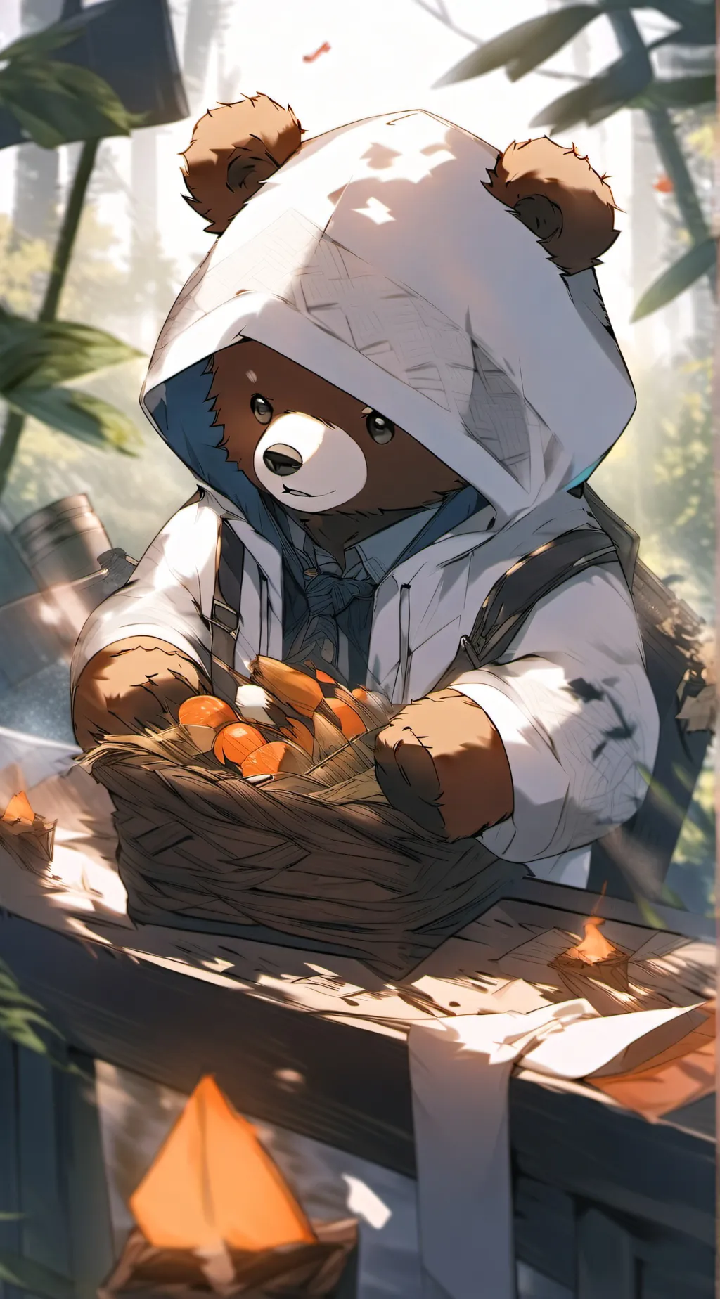 ai character: |Posts-&-Requests| background