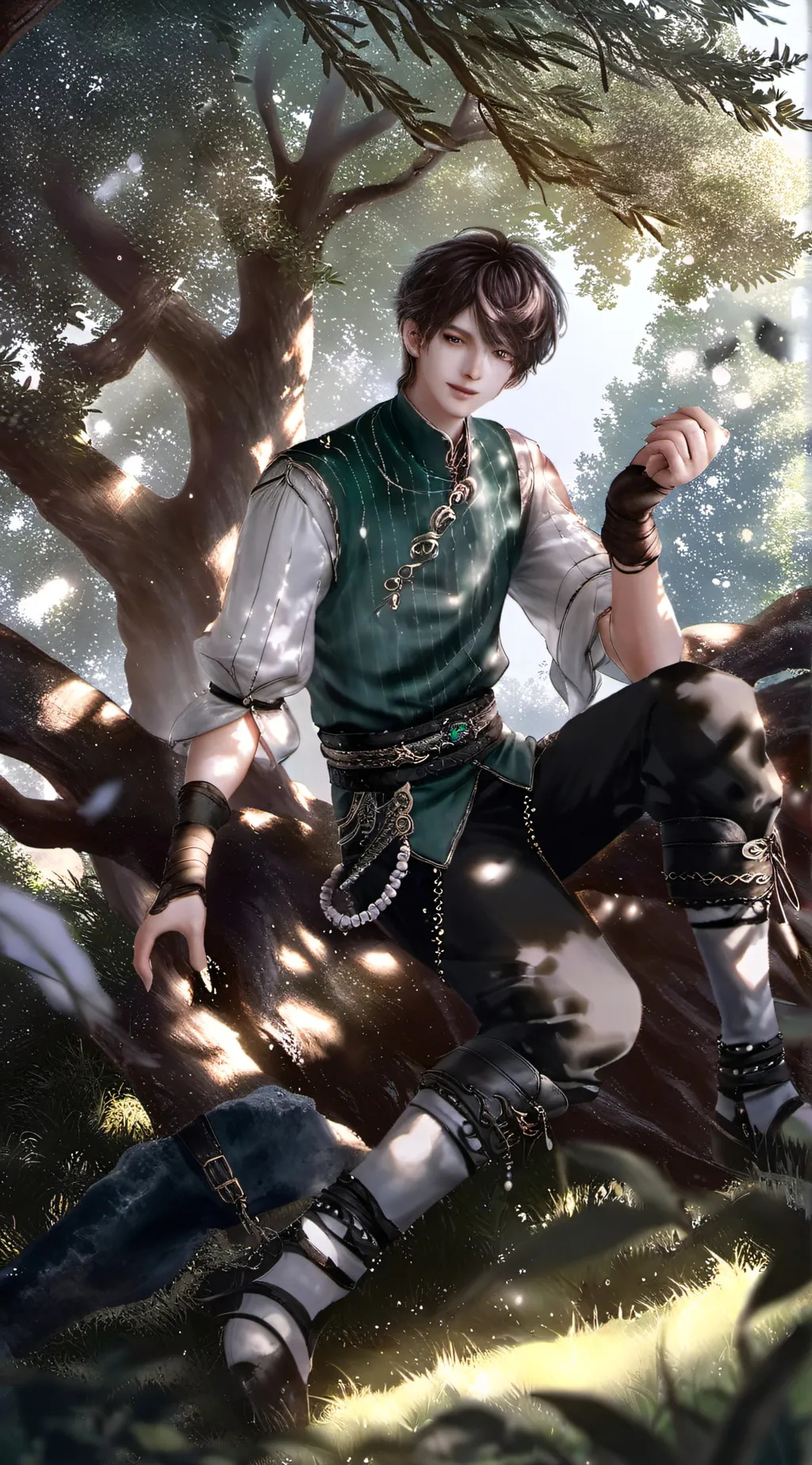 ai character: ^~^°Leo°^~^ background