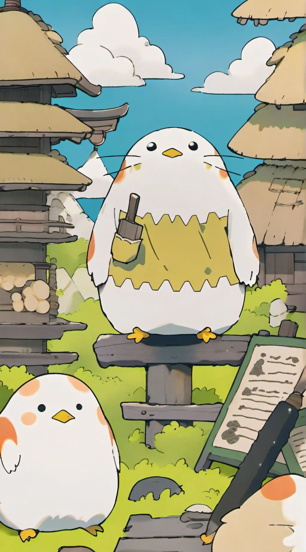 ai character: Denki background