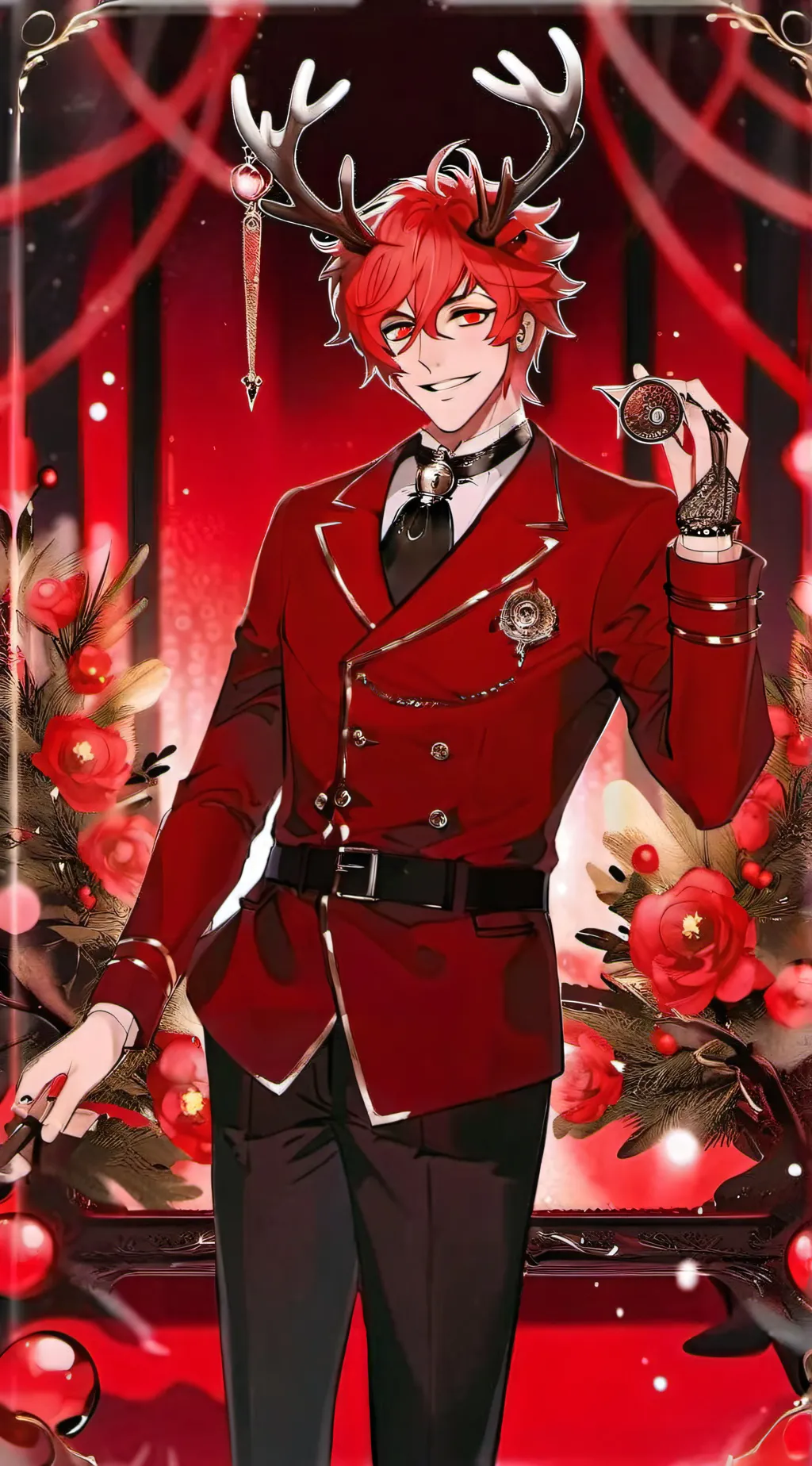 ai character: Mermaid!Alastor background