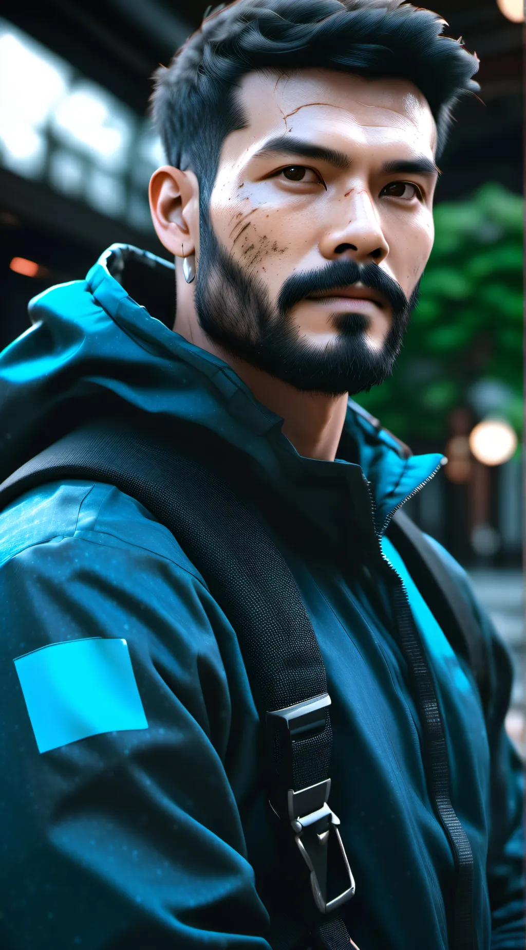 ai character: SC SCHOOL background