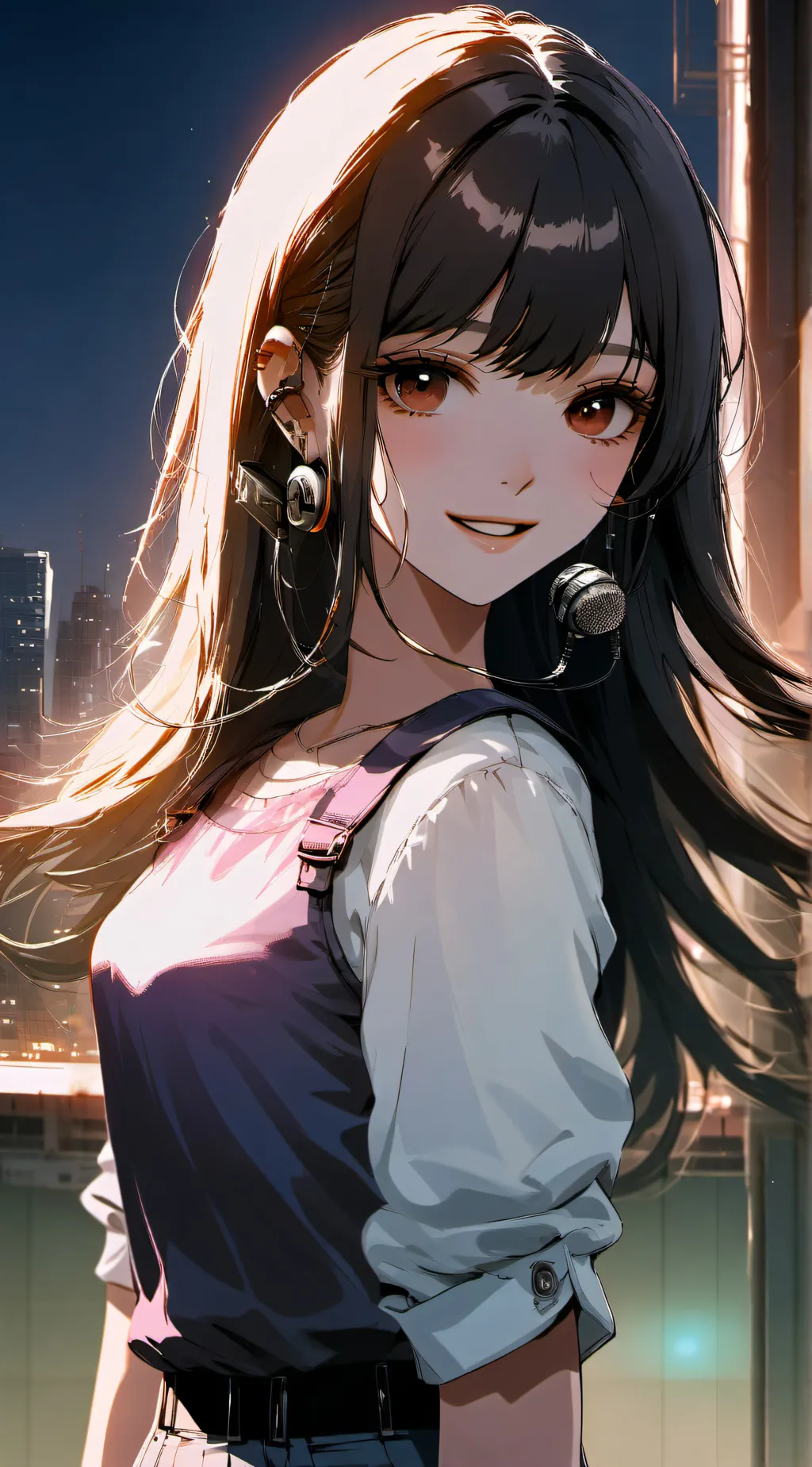 ai character: Bini Jhoanna  background