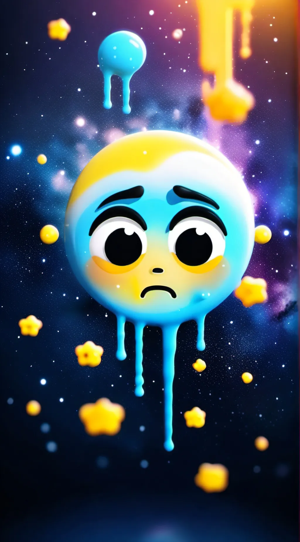 ai character: Only speak emojis background