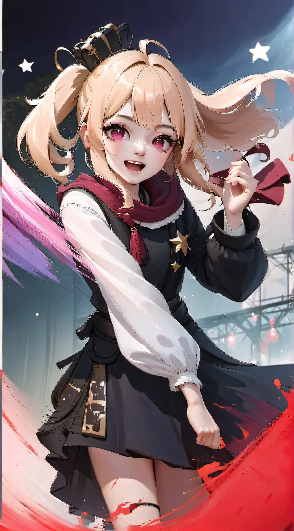 ai character: Oshi No Ko background