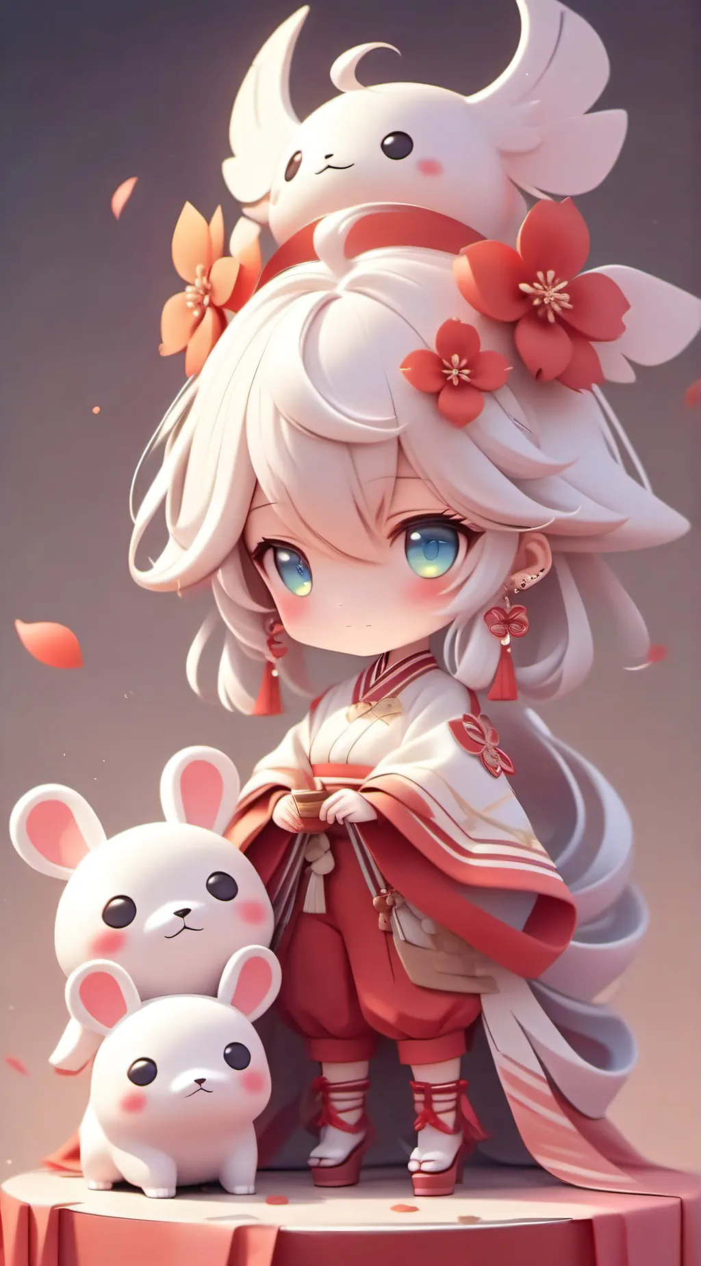 ai character: demon slayer  background