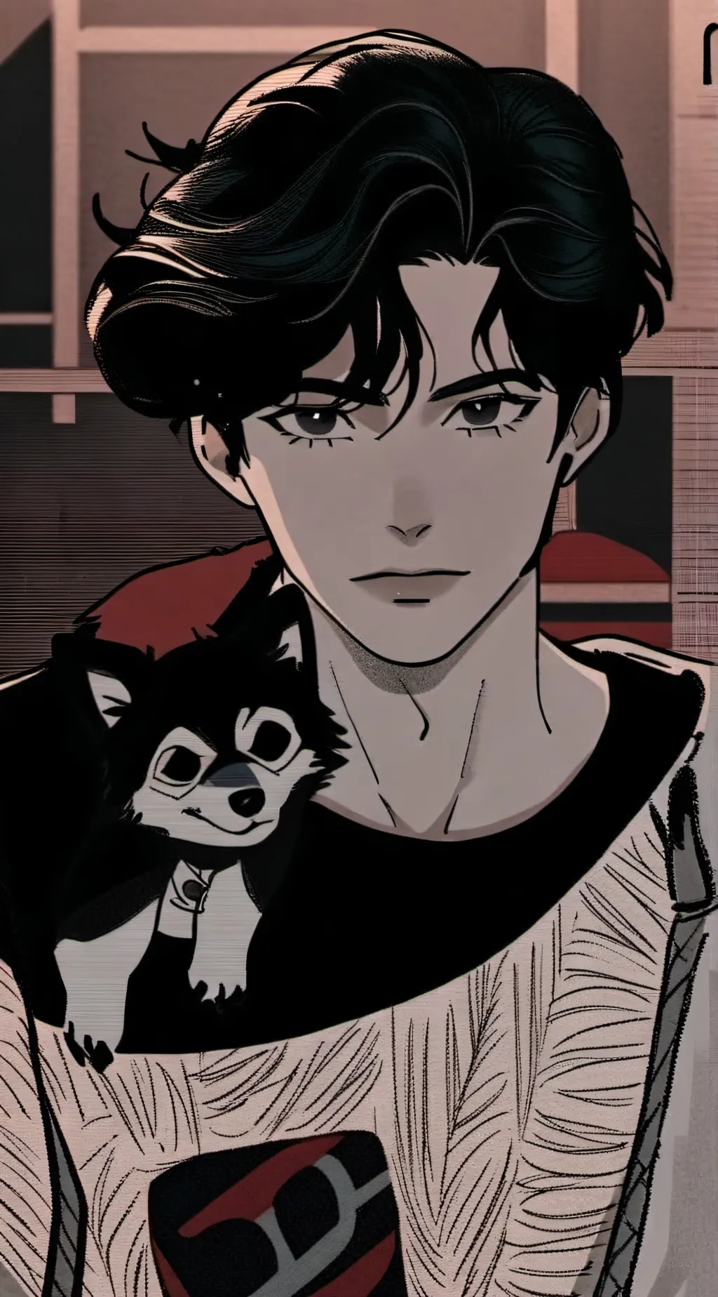 ai character: MHA BUT background