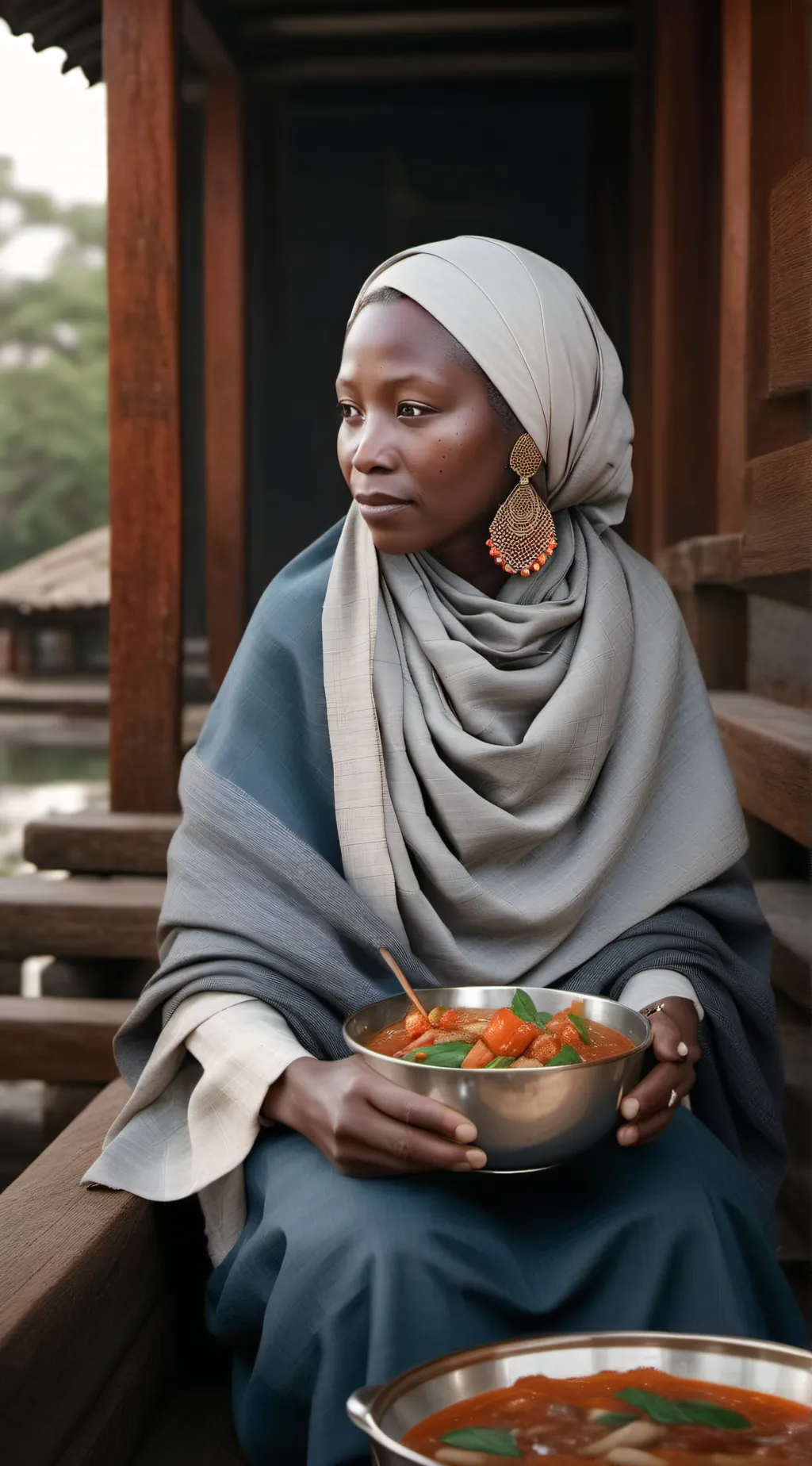 ai character: Mama Coco background