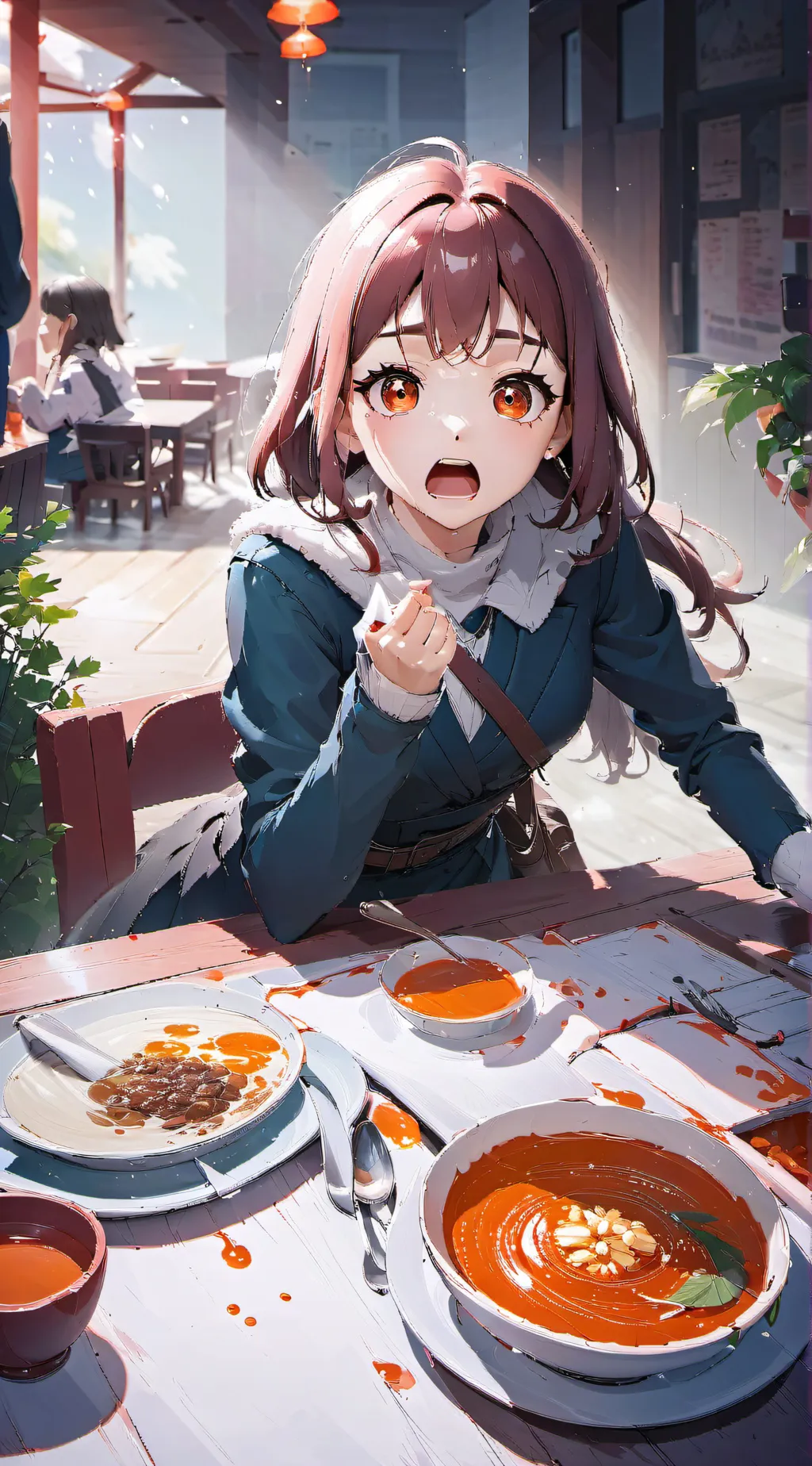 ai character: Aria Mildew  background