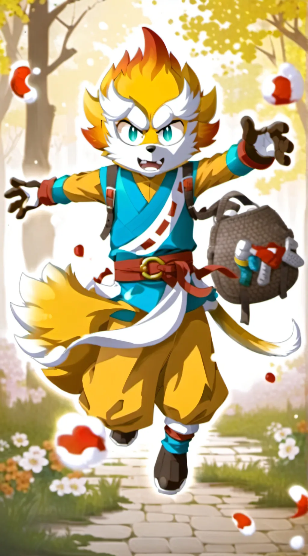 ai character: Mangey background