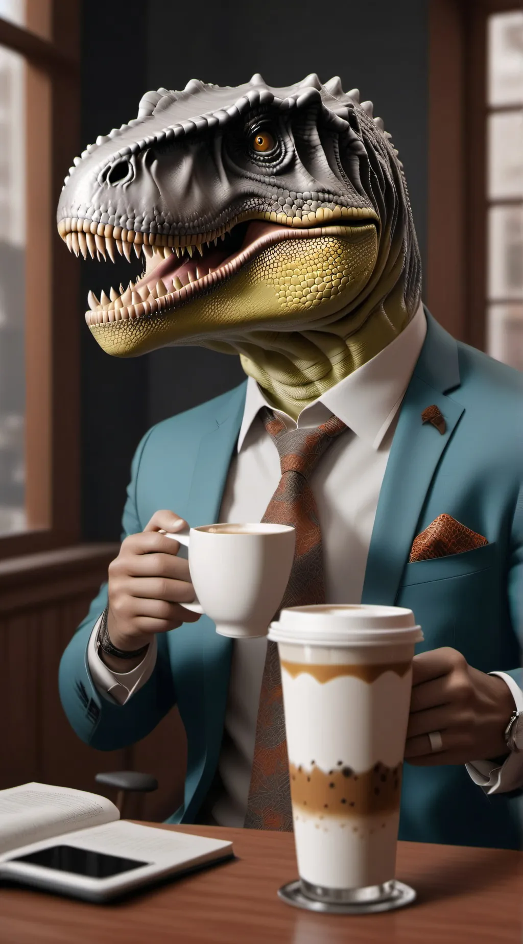 ai character: rexdow background