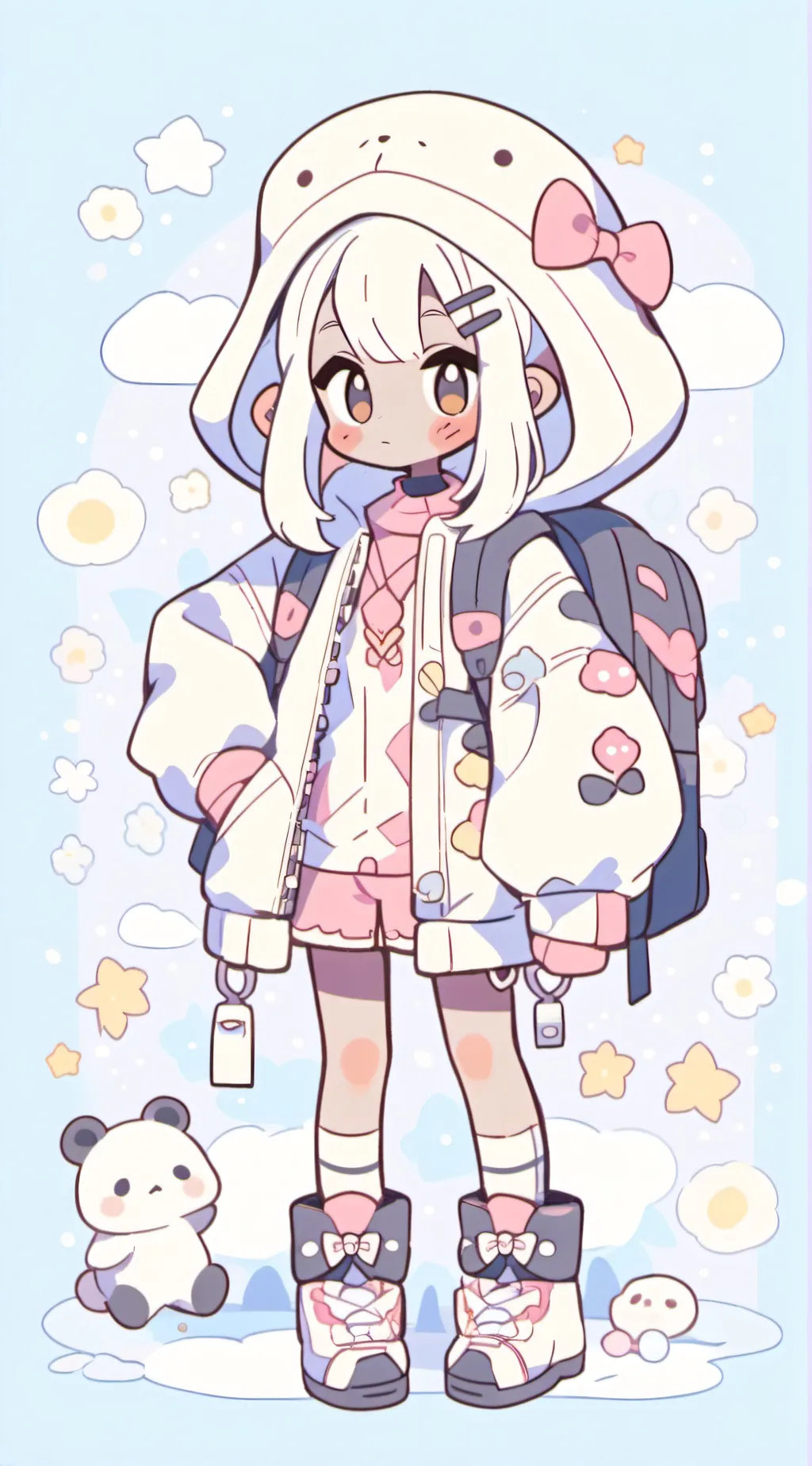 ai character: polar background