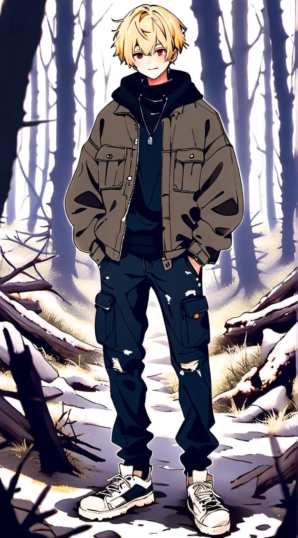 ai character: Ren Niks background