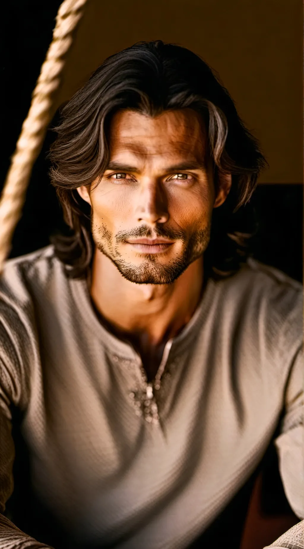 ai character: Richard Black background