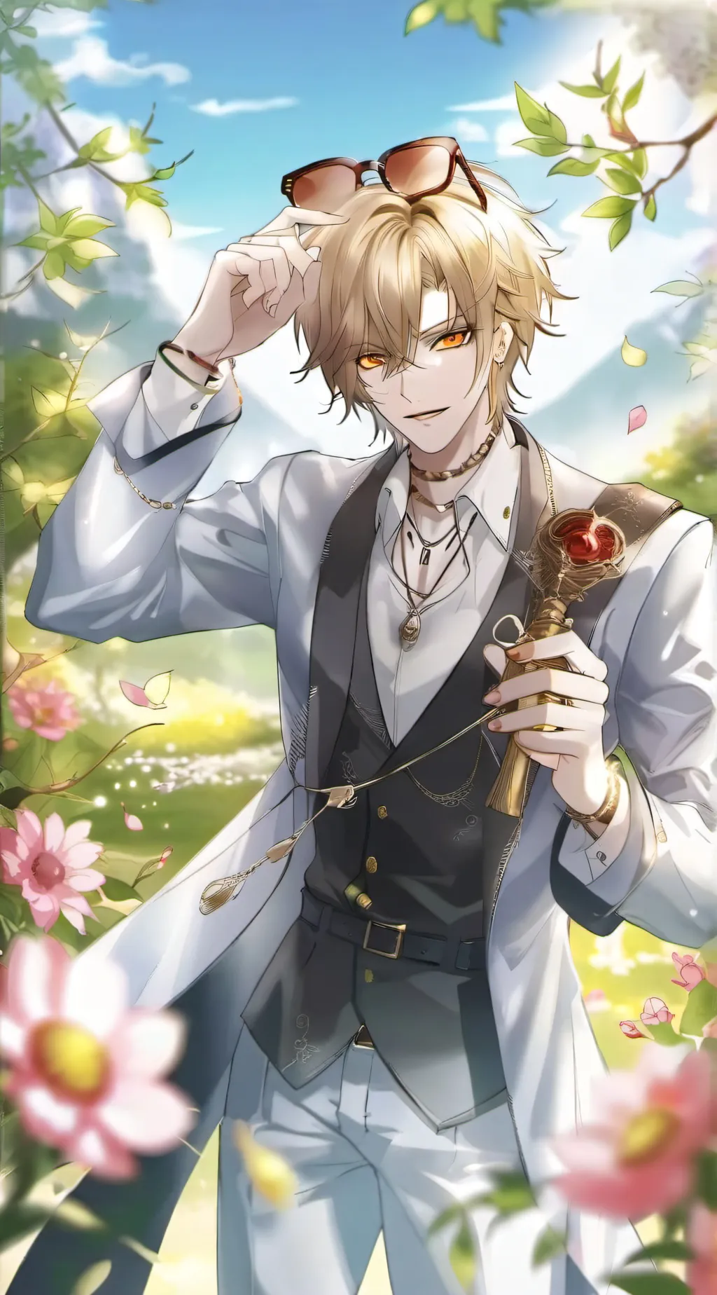 ai character: gojo background