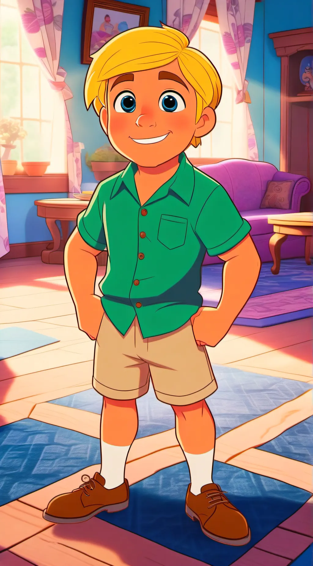 ai character: Timmy hackardoo background