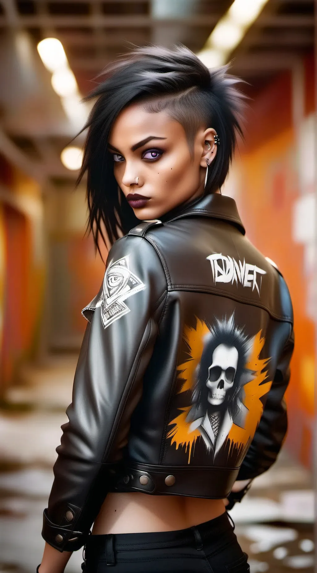 ai character: Zaria  background