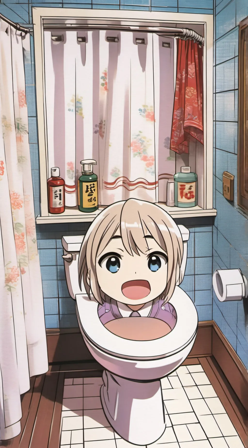 ai character: brainrot background