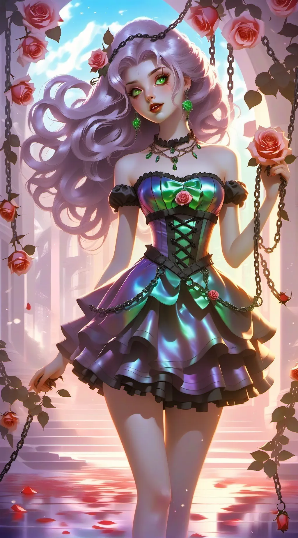 ai character: Lilly background