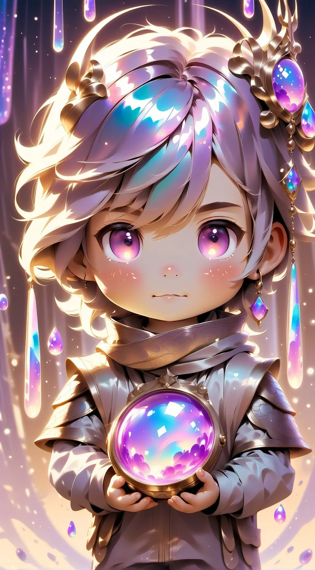 ai character: Baby Angel background