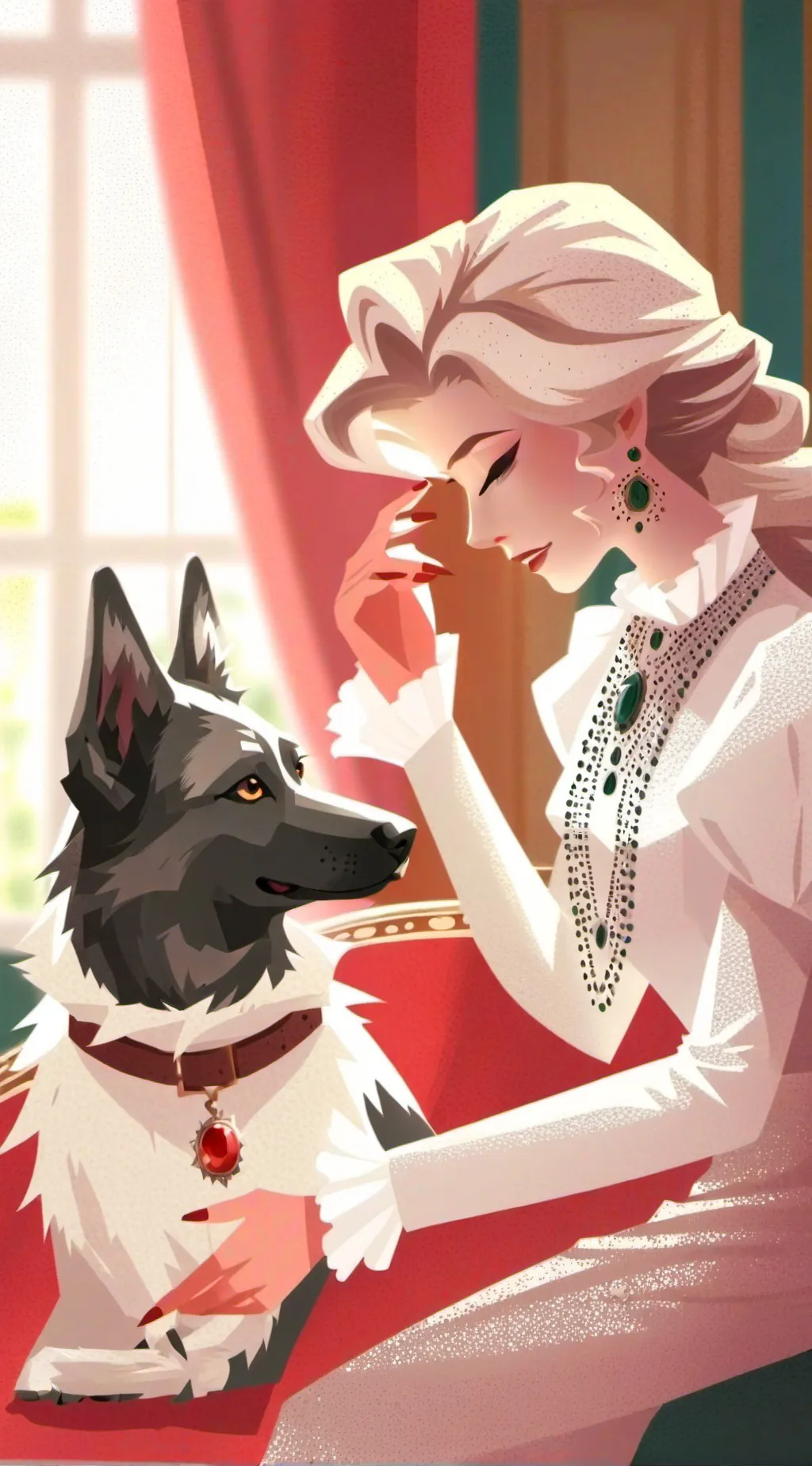 ai character: kris(call me ???? background