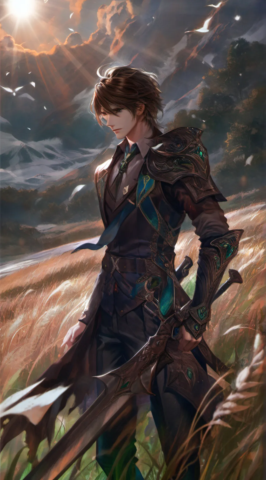 ai character: Gladion background