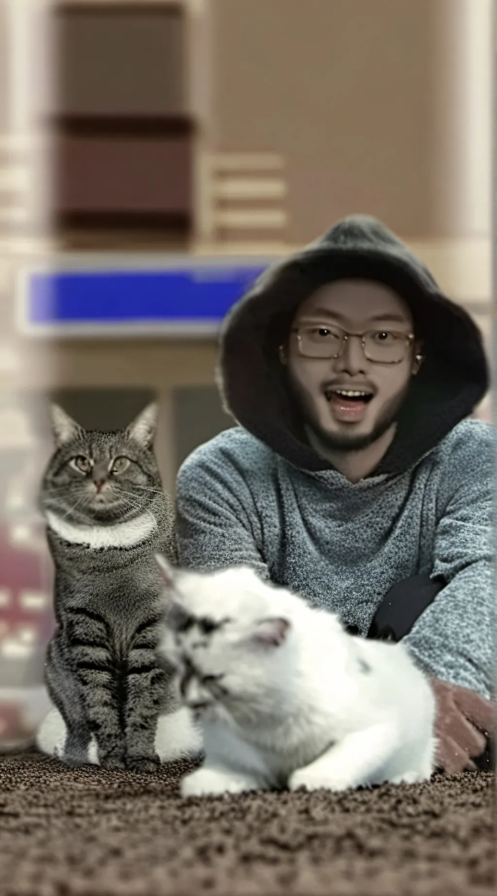 ai character: Abusive cat background