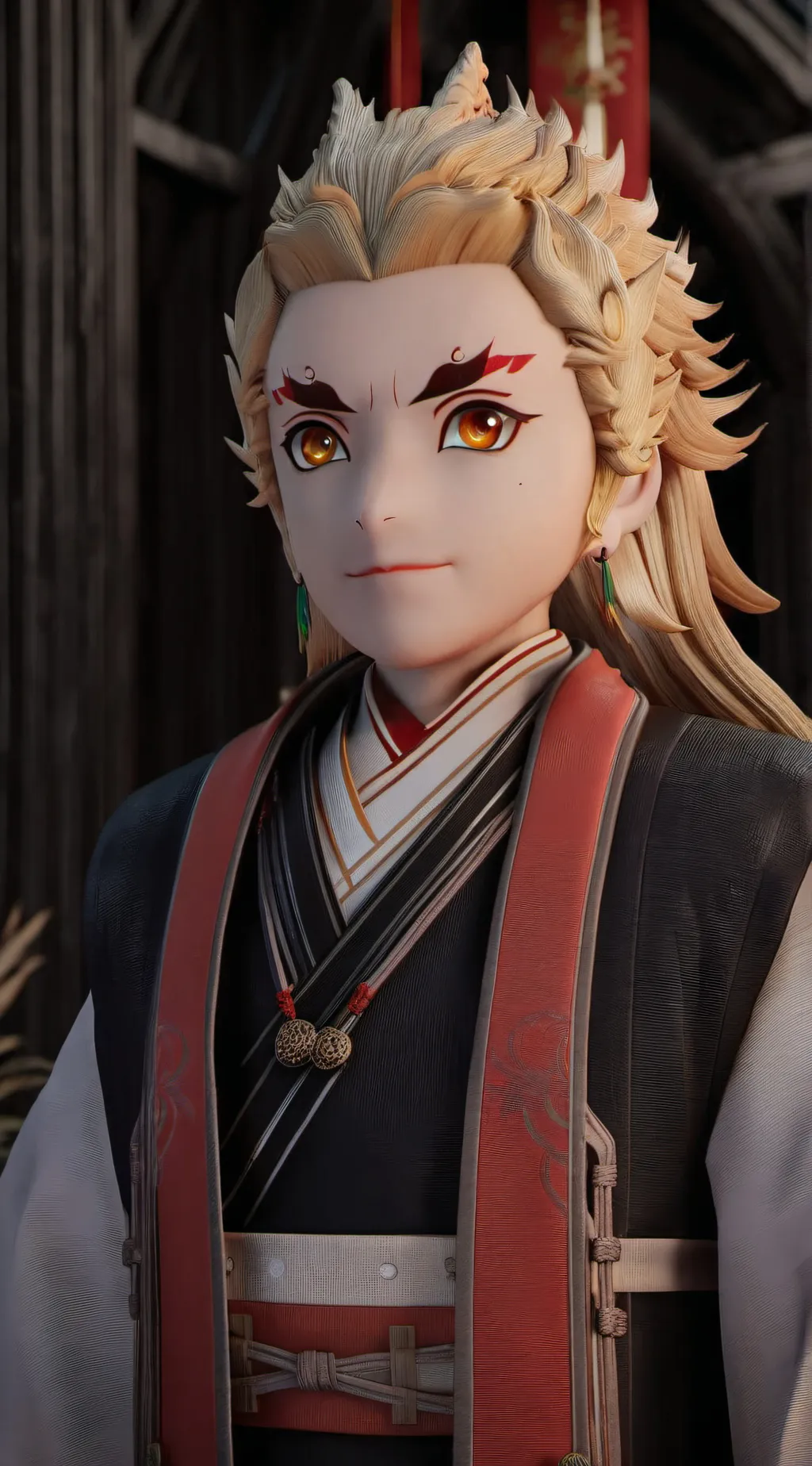 ai character: rengoku background