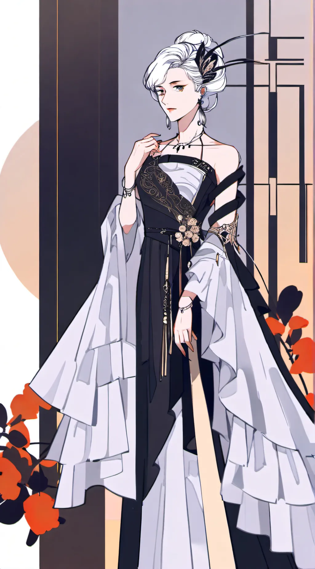 ai character: ×=•Ellaine•=× background