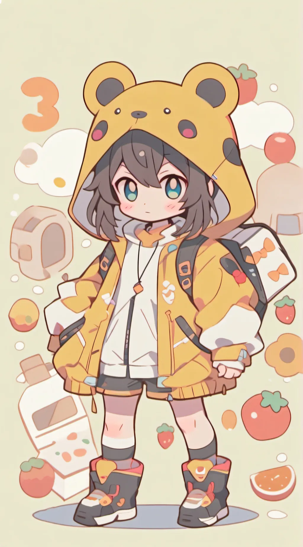 ai character: Finish the lyrics background