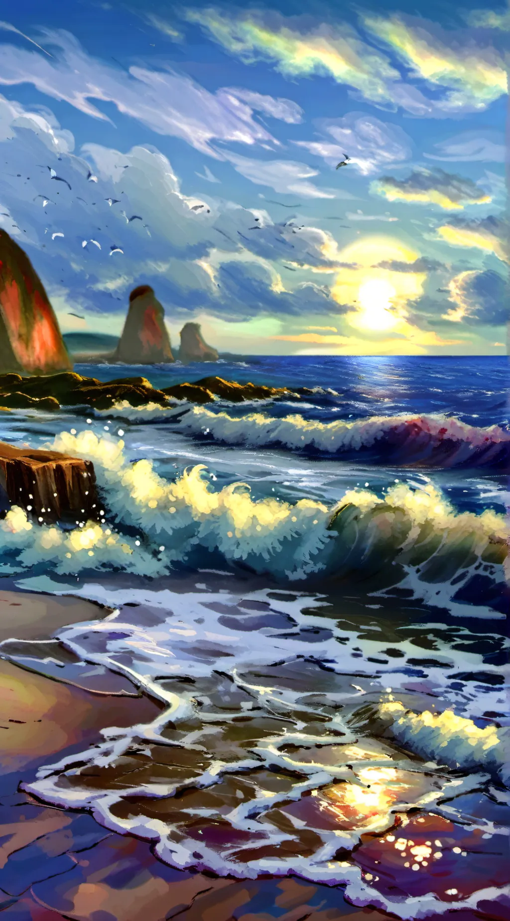 Talkie AI - Chat with MHA (beach) 