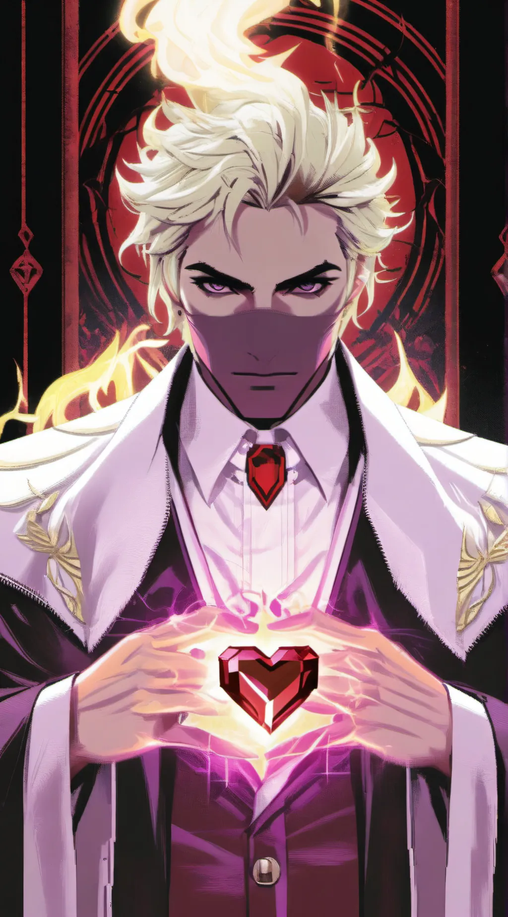 ai character: Dante TheSpellFire background