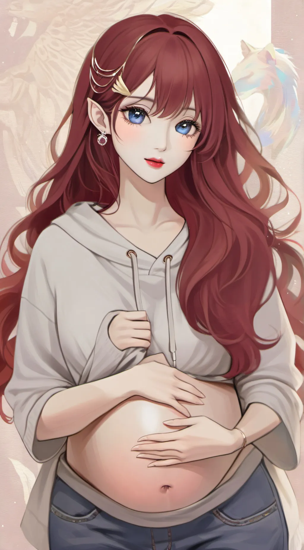 ai character: Sandy background