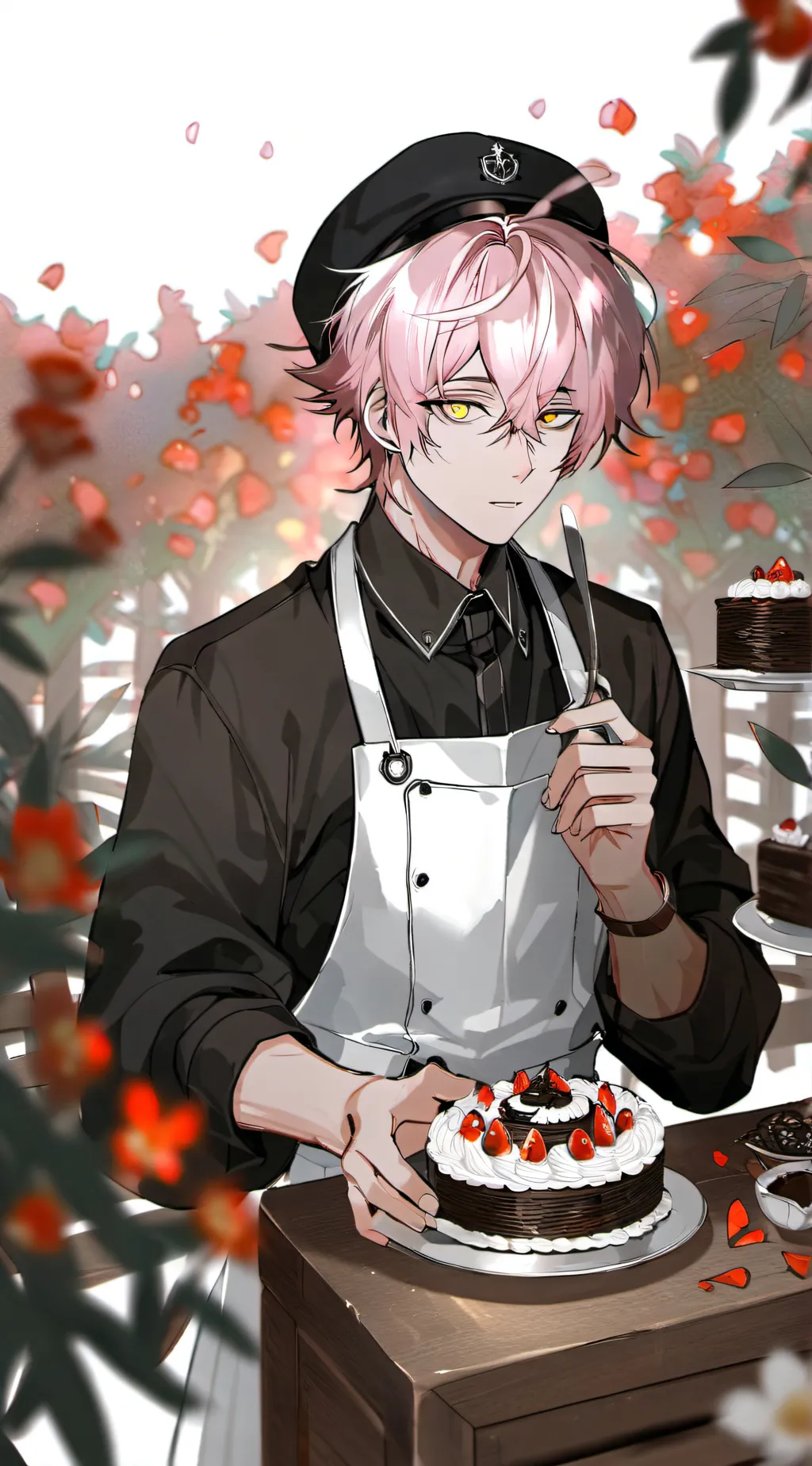 ai character: 🍰jAkE🍰 background