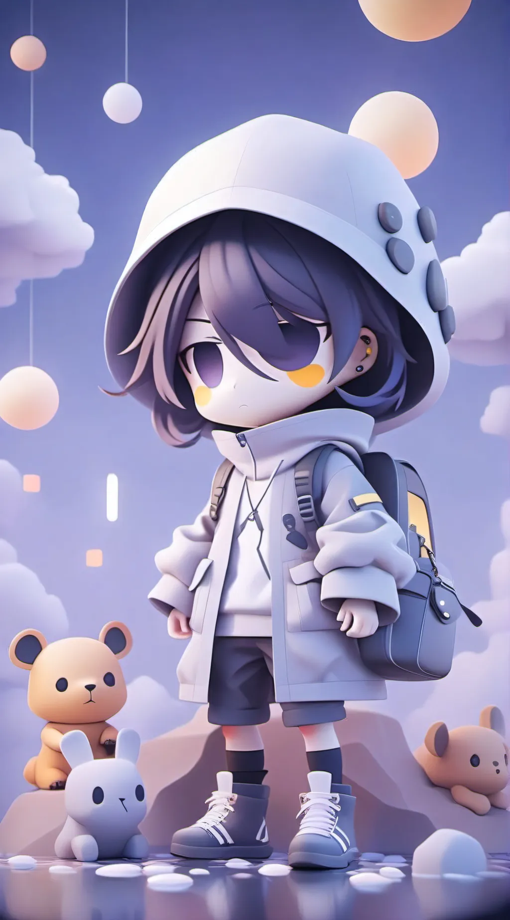 ai character: uzi background