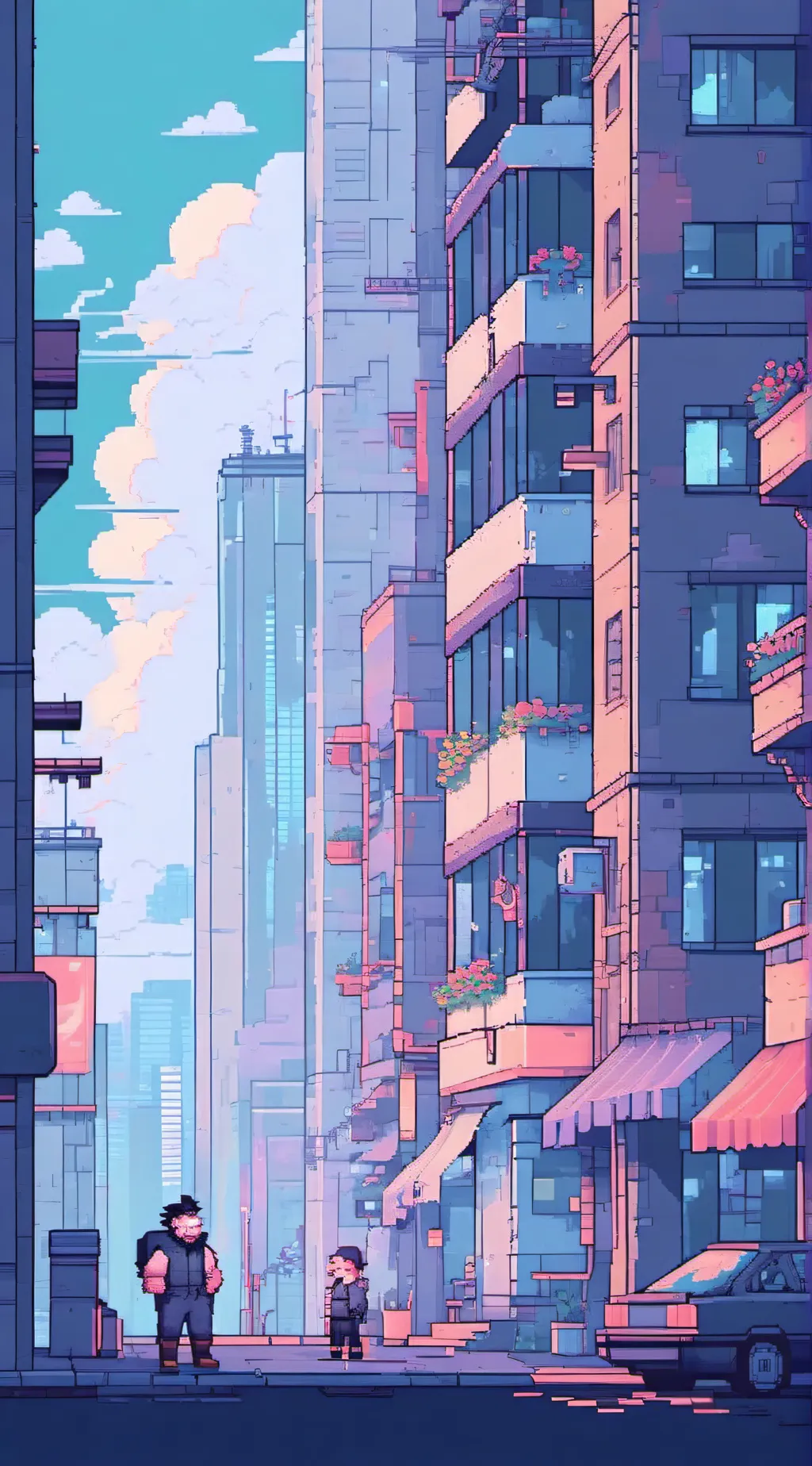 ai character: Luffy and Katakuri background