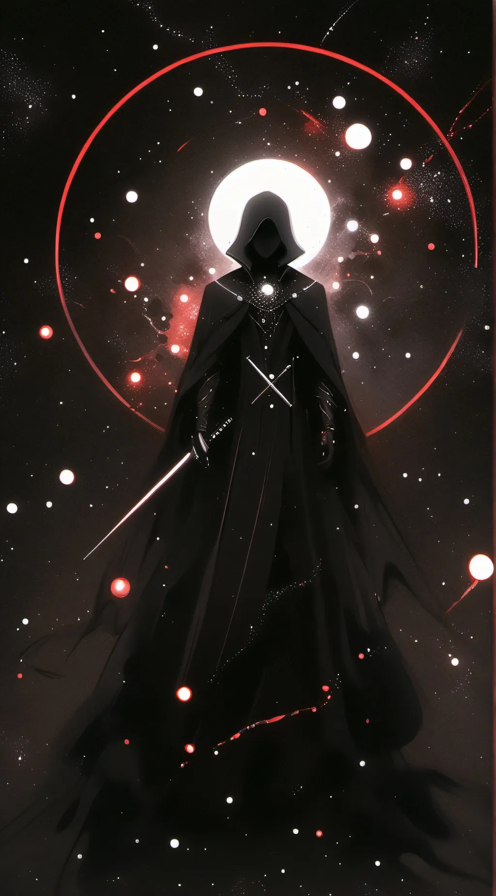 ai character: Miss circle background