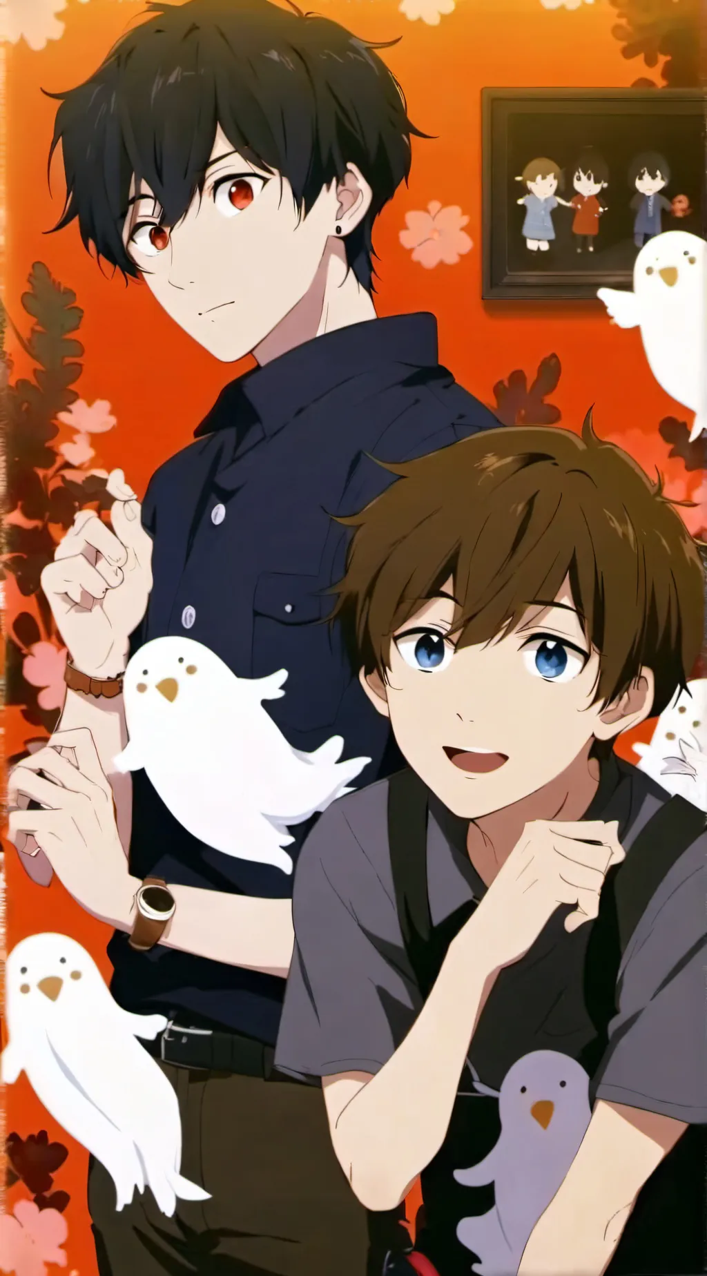 ai character: Sam and colby background