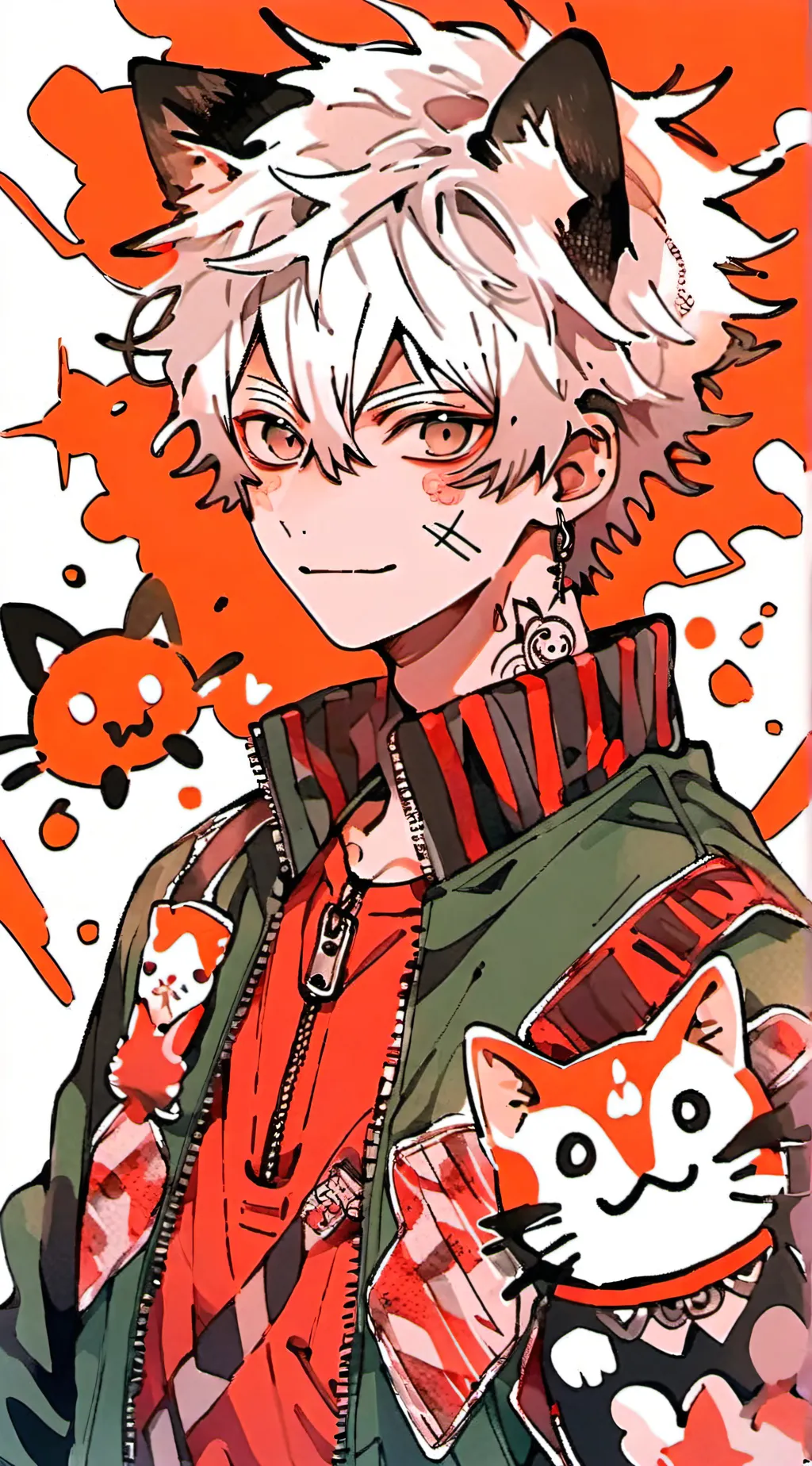 ai character: Catsuki Bakugo background