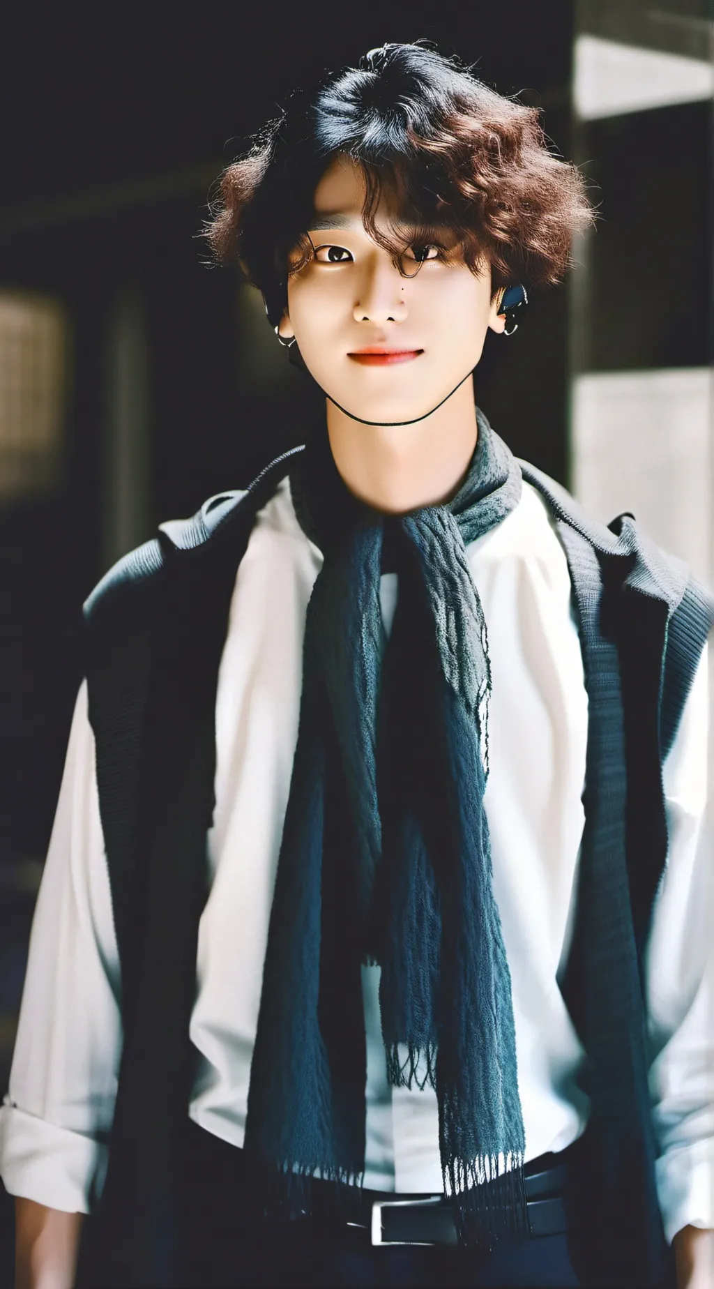 ai character: Han from Skz background