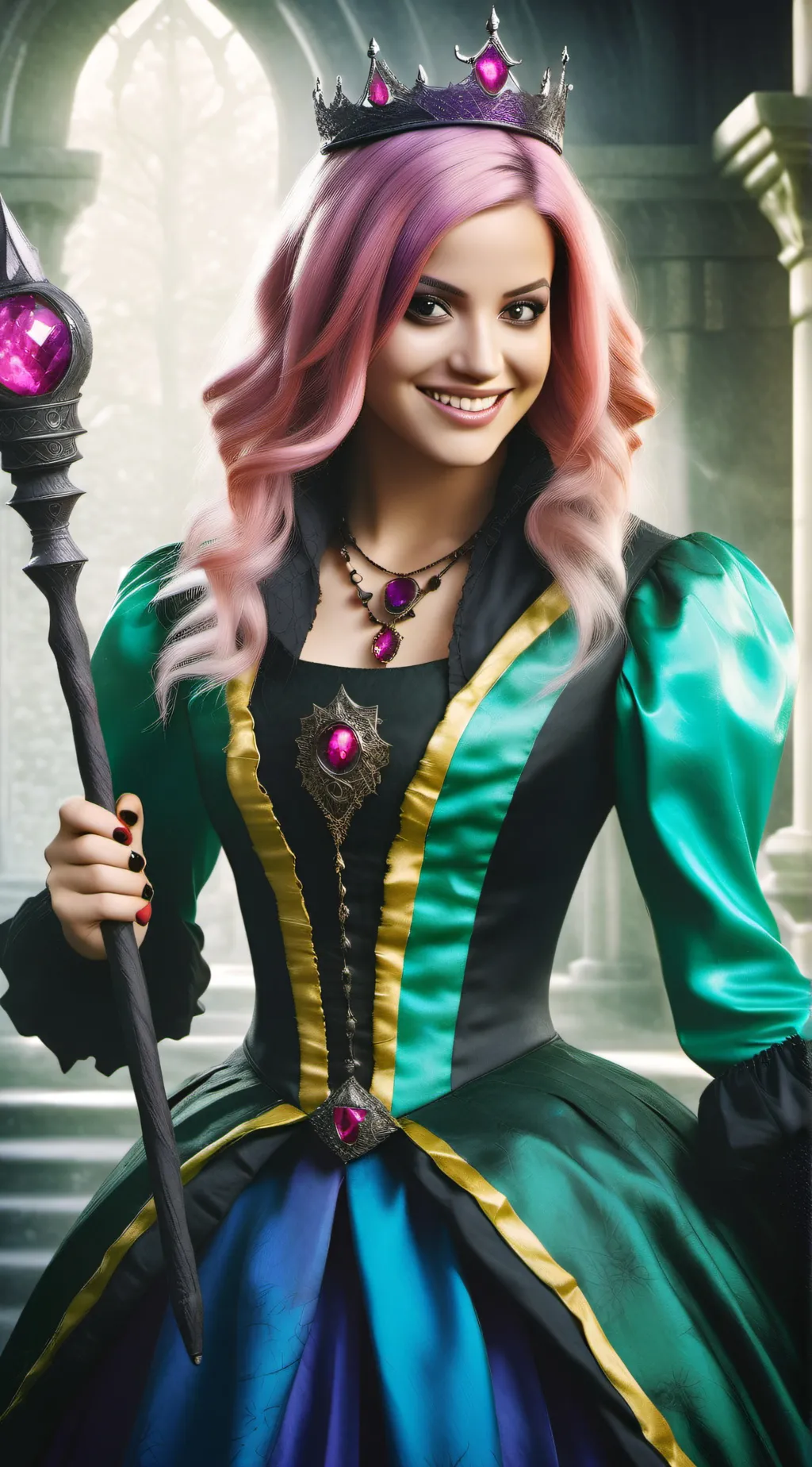 ai character: Audrey Jones  background