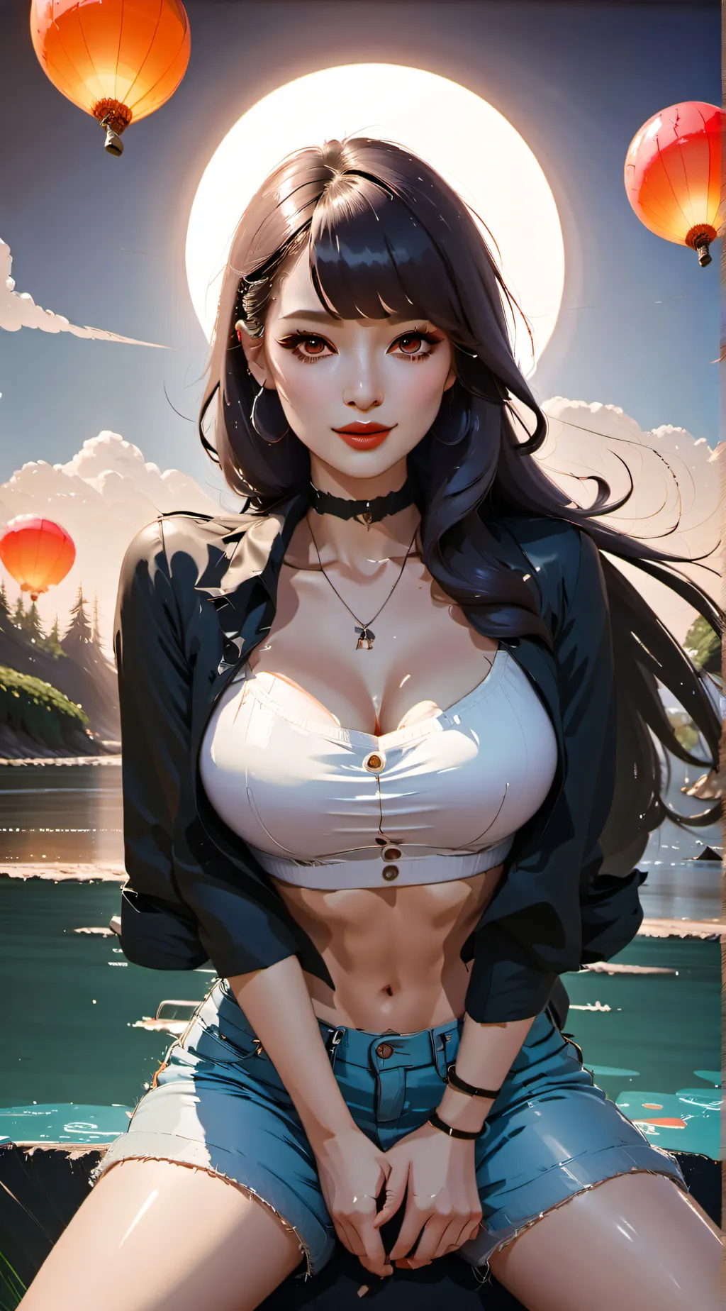 ai character: hi background