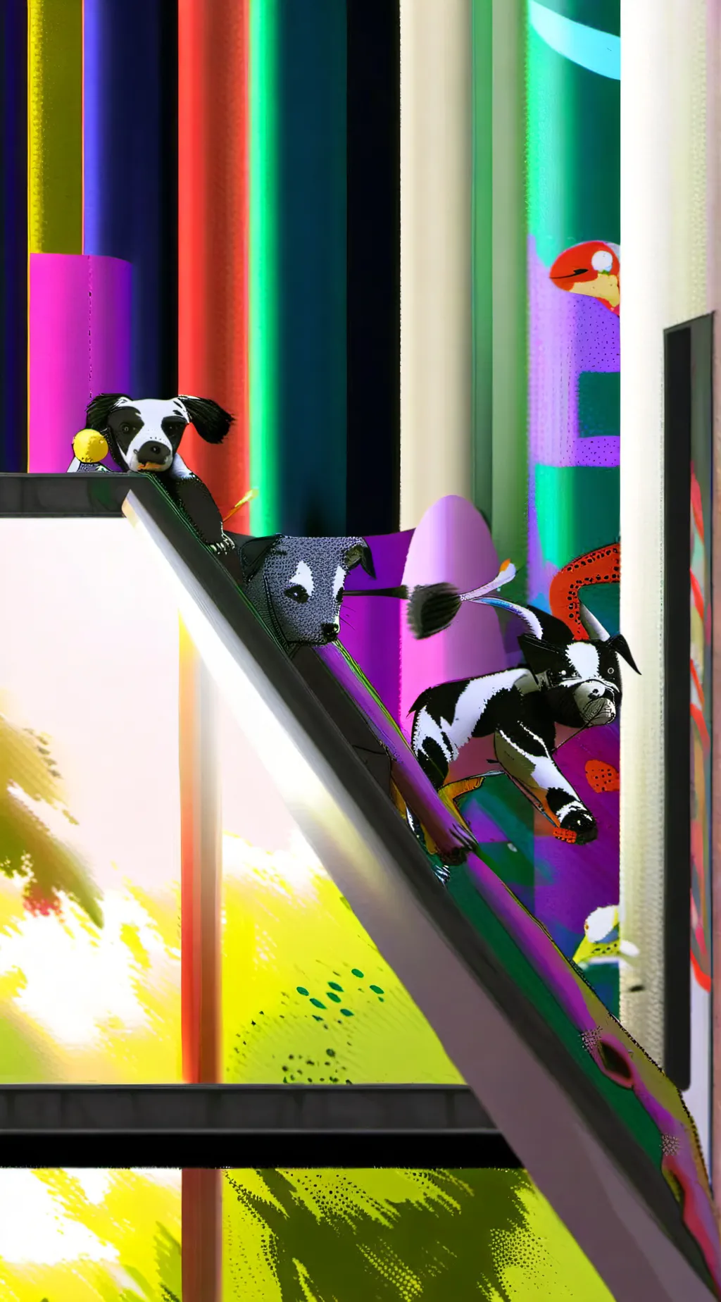 ai character: Adopt me shcool background